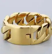 ✨ Gold Chunky Cuban Chain Set – Choker & Bracelet ✨ - ✨ B.eaded E.verything by "The Croc Doc" 💕🐊