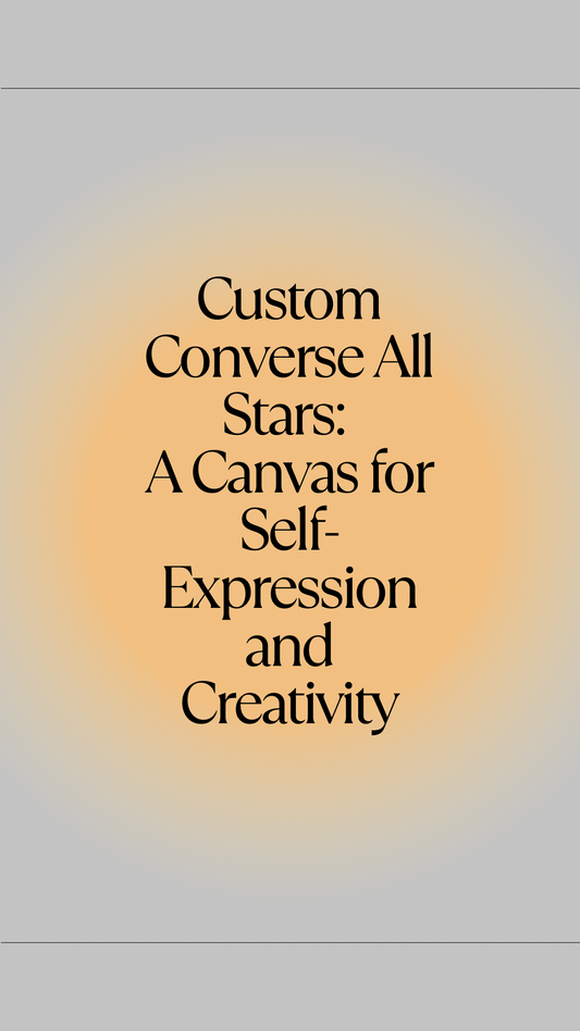 Custom Converse All Stars: A Canvas for Self-Expression and Creativity