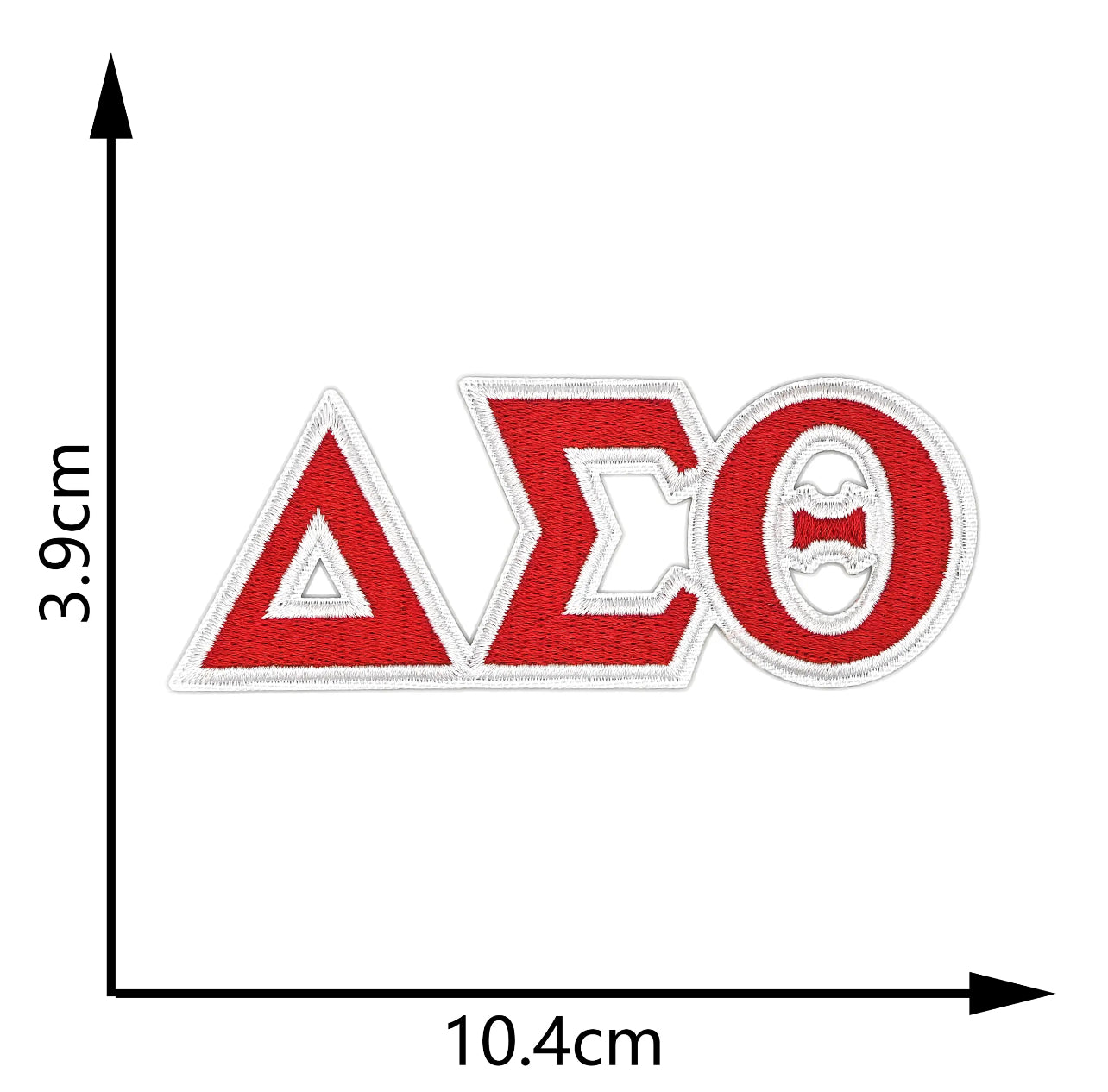 ✨ Delta Sigma Theta Sorority Greek Letter Embroidered Iron-On Patch! ✨