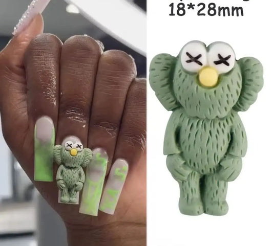 4 Piece 3D Cartoon Character Nail Charm 💅✨ - ✨ B.eaded E.verything by "The Croc Doc" 💕🐊