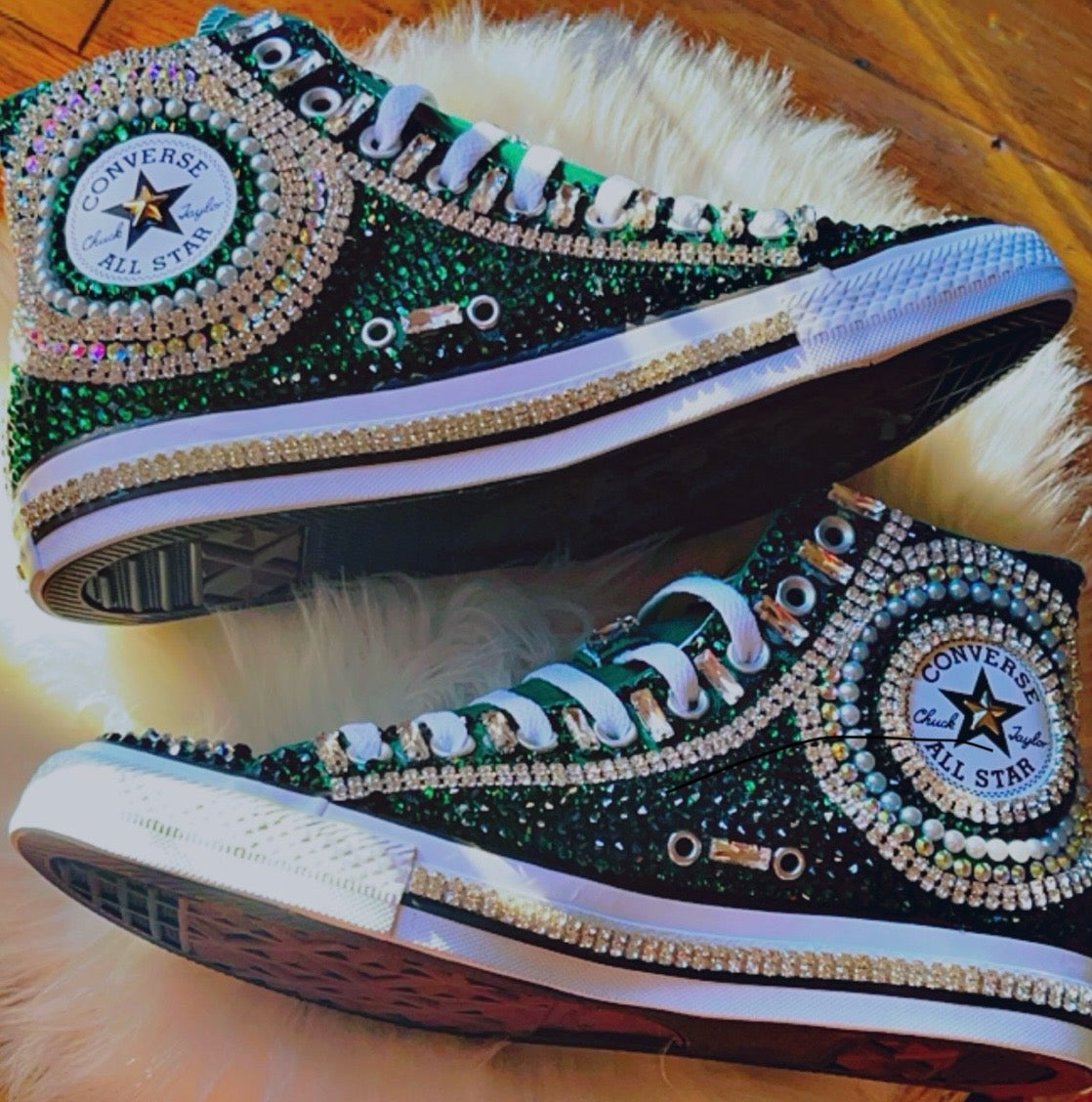 NFL-INSPIRED RHINESTONE CONVERSE