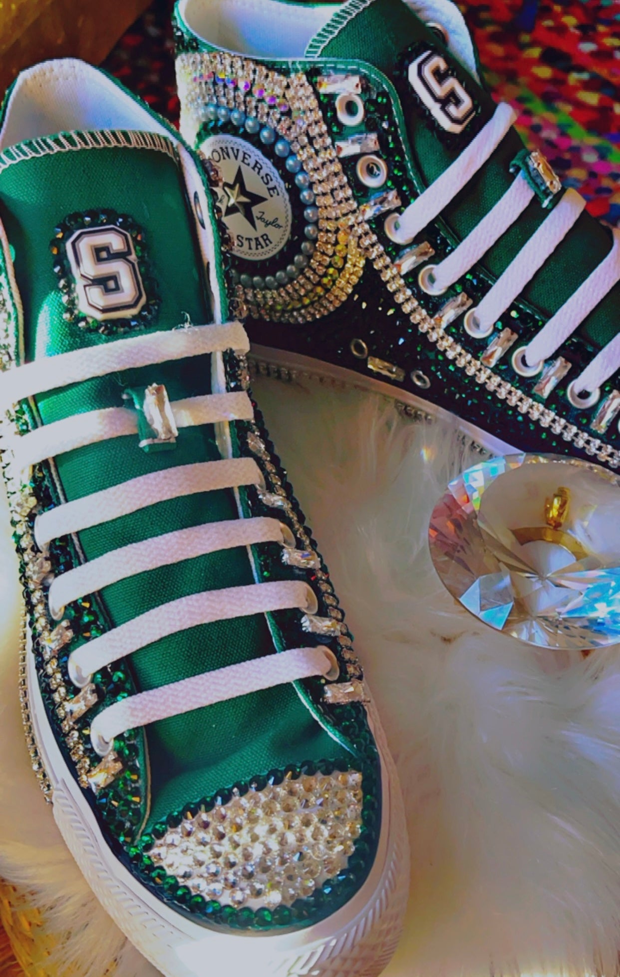 NFL-INSPIRED RHINESTONE CONVERSE