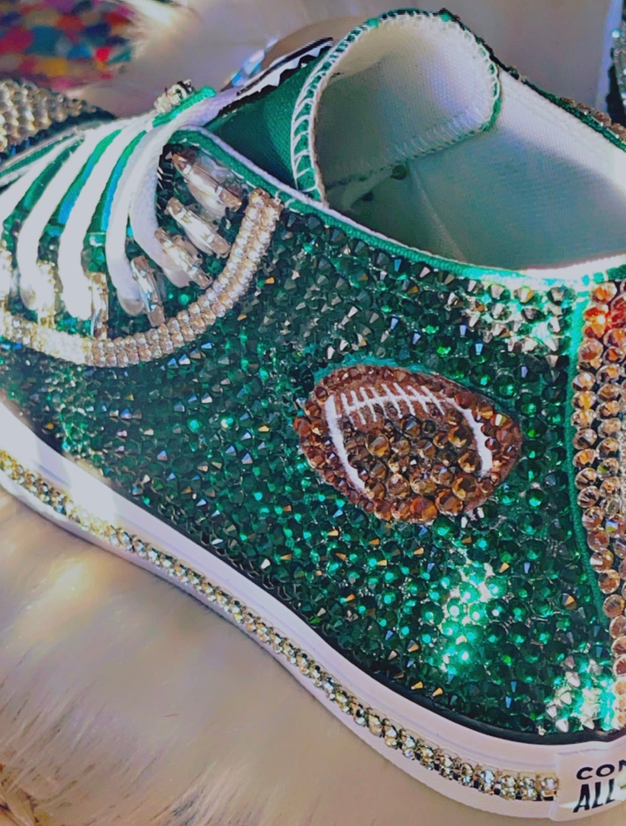 NFL-INSPIRED RHINESTONE CONVERSE