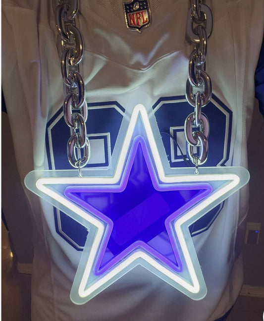 LED Sign Portable Fan Chain Necklace! ✨