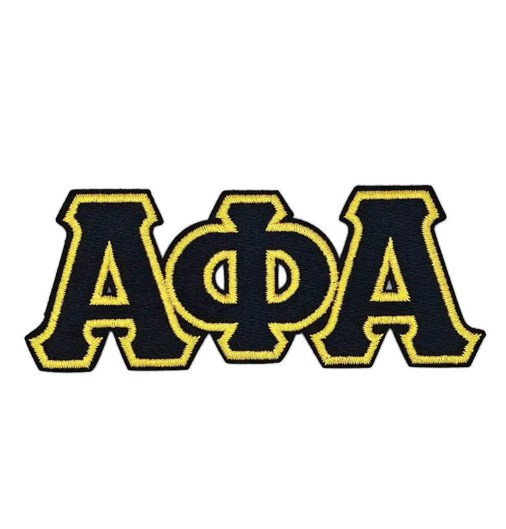 P Alph Alpha Phi Alpha Embroidered Iron-On Patch - Shop Now! – B.eaded E ...