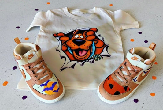 Custom Kids Character Tee & Sneakers Set – Personalized DTF Outfit - ✨ B.eaded E.verything by "The Croc Doc" 💕🐊