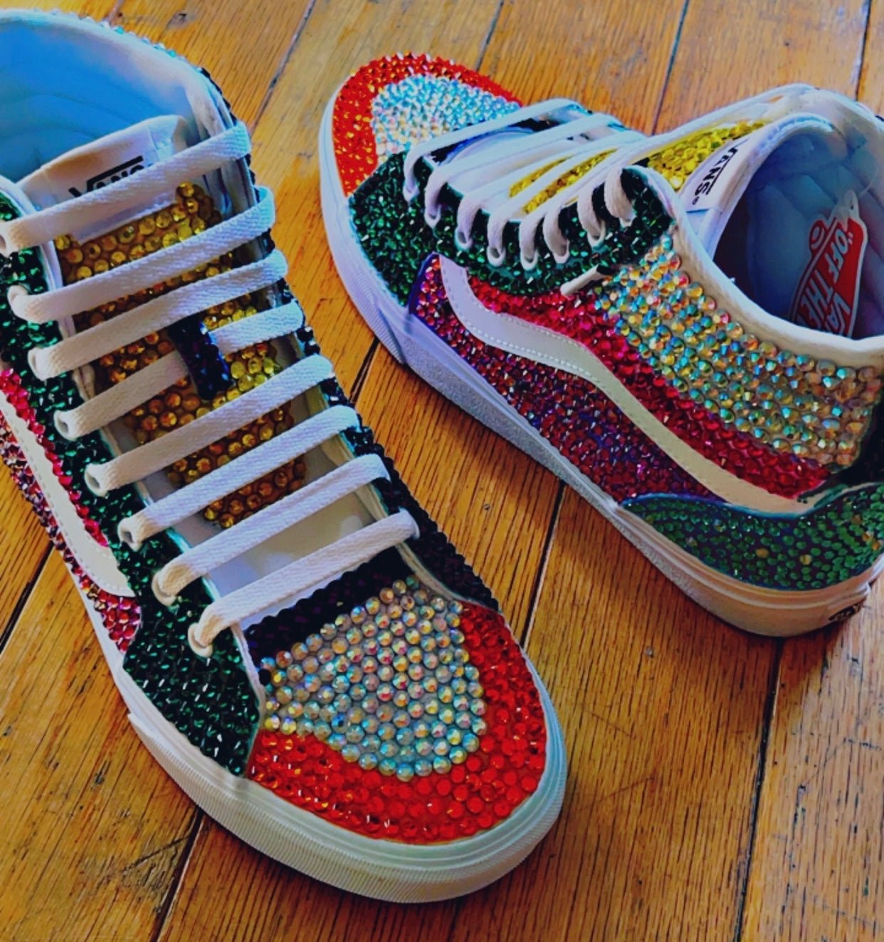 Customize Your Style: Multi - Colored Vans 💕🐊 - ✨ B.eaded E.verything by "The Croc Doc" 💕🐊