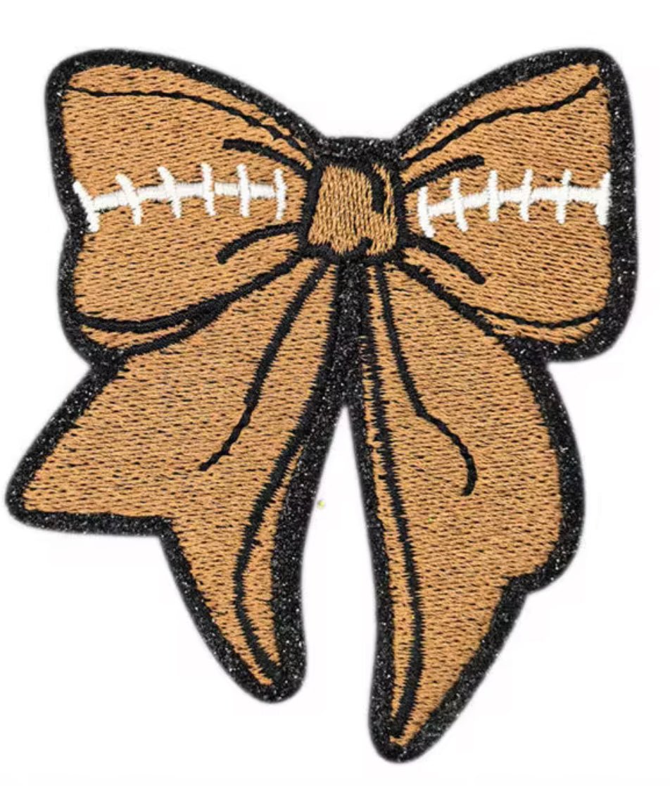 Football Bow - ✨ B.eaded E.verything by "The Croc Doc" 💕🐊