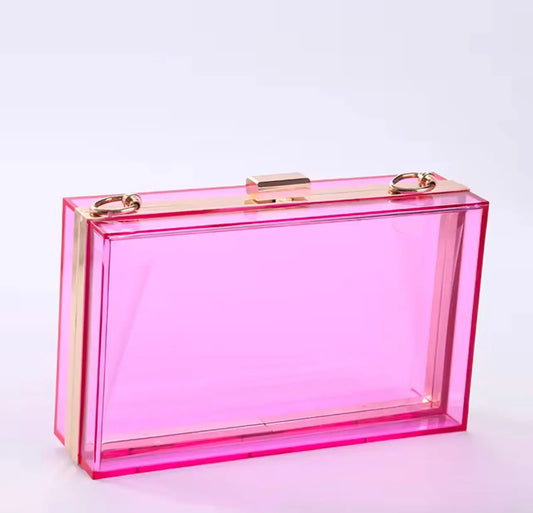 ✨ Glam Acrylic Crossbody Evening Purse – Stylish & Chic - ✨ B.eaded E.verything by "The Croc Doc" 💕🐊