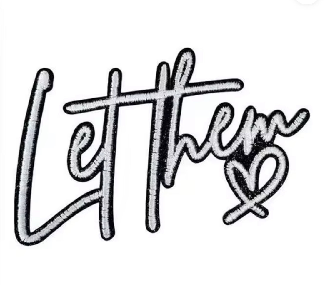 Let Them - Black/White - ✨ B.eaded E.verything by "The Croc Doc" 💕🐊