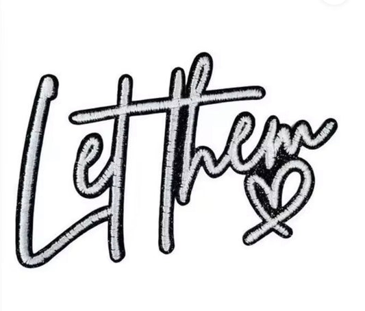 Let Them - Black/White - ✨ B.eaded E.verything by "The Croc Doc" 💕🐊