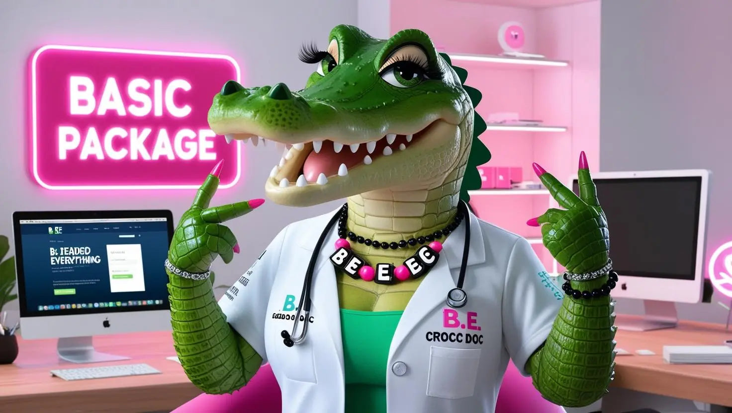 Basic Website Design & SEO Package - The Croc Doc – B.eaded E.verything ...