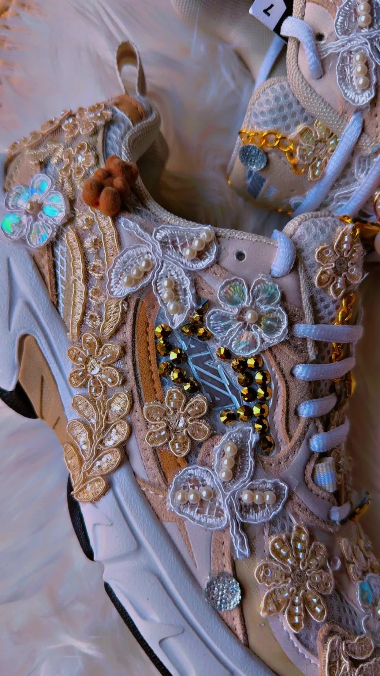 ✨ Luxury Junk’d Avia Sneakers – Couture by The Croc Doc 💕🐊 B.eaded E.verything 💕