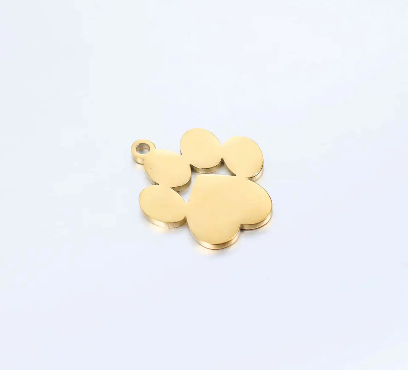 Paw Print Charm 🐾 | Gold, Silver & Rose Gold Alloy Accent ✨ B.eaded E.verything by "The Croc Doc" 💕🐊