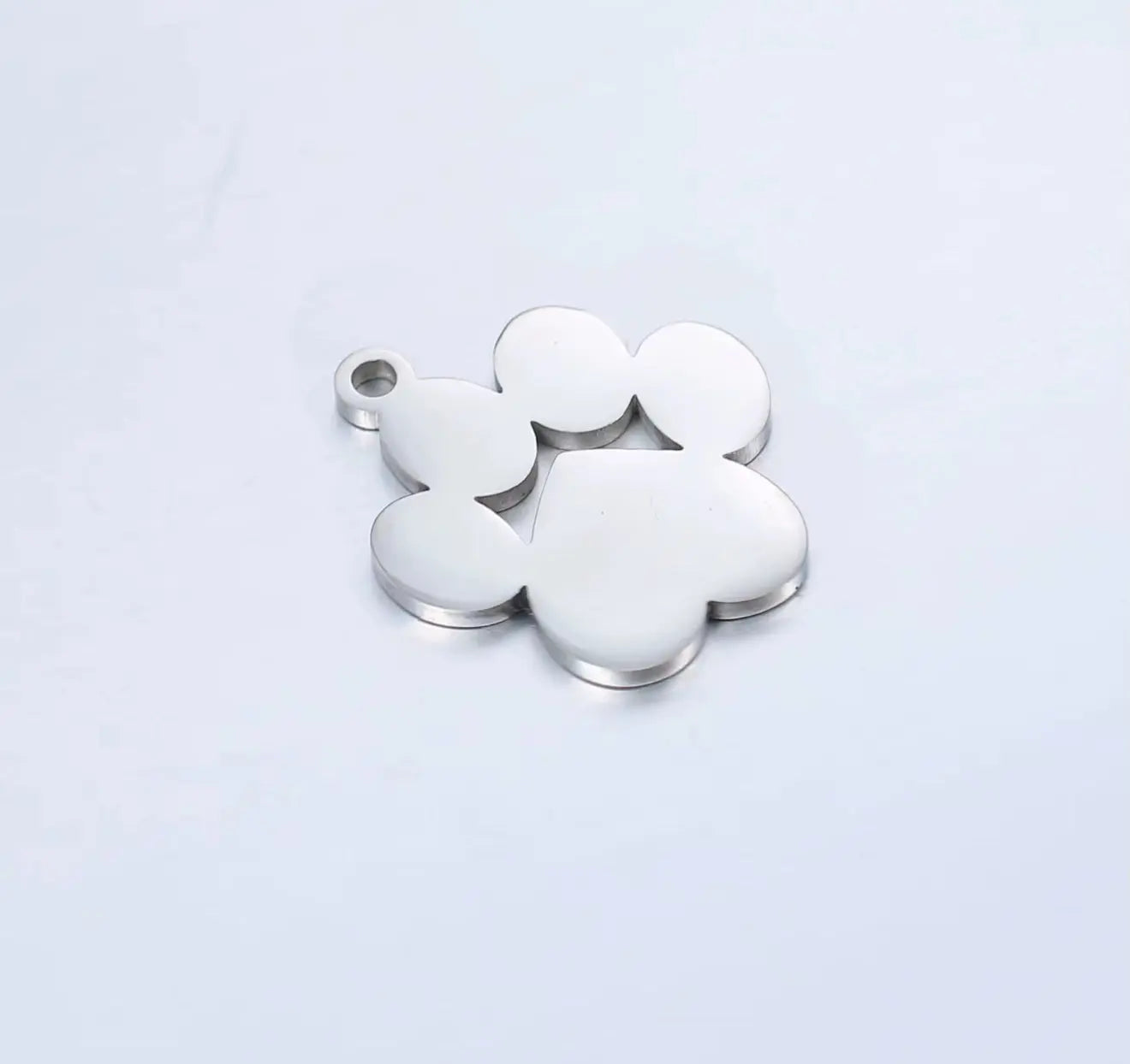 Paw Print Charm 🐾 | Gold, Silver & Rose Gold Alloy Accent ✨ B.eaded E.verything by "The Croc Doc" 💕🐊