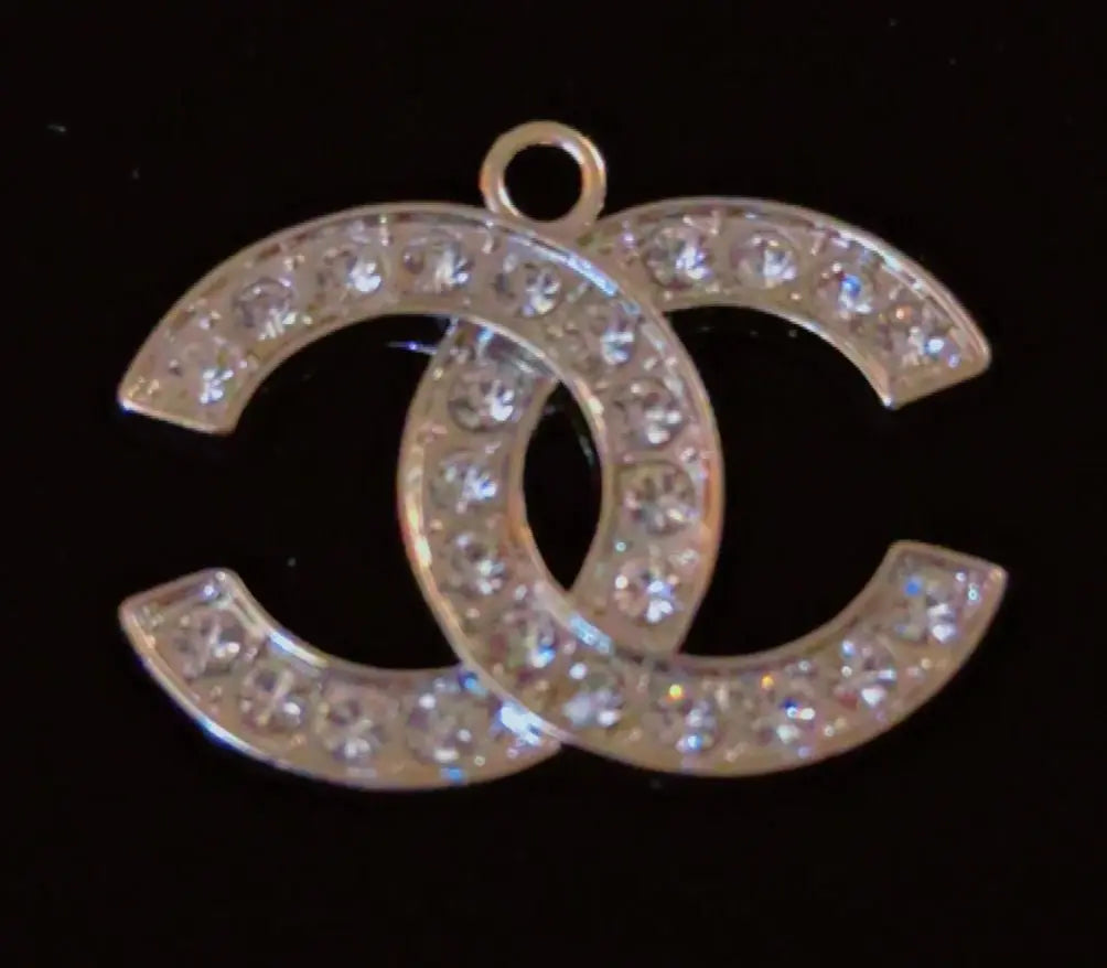 CC-Inspired Silver Rhinestone Charm for DIY Glam – B.eaded E.verything ...
