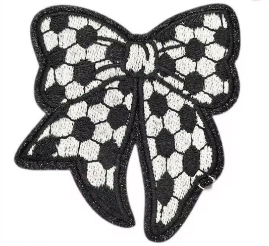 Soccer Bow - ✨ B.eaded E.verything by "The Croc Doc" 💕🐊