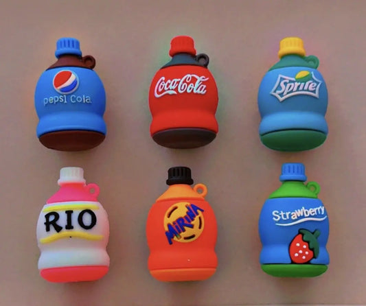 🍓 Soda Bottle - Inspired Charms – Fun Pop Bottle Pendants for DIY Jewelry - ✨ B.eaded E.verything by "The Croc Doc" 💕🐊