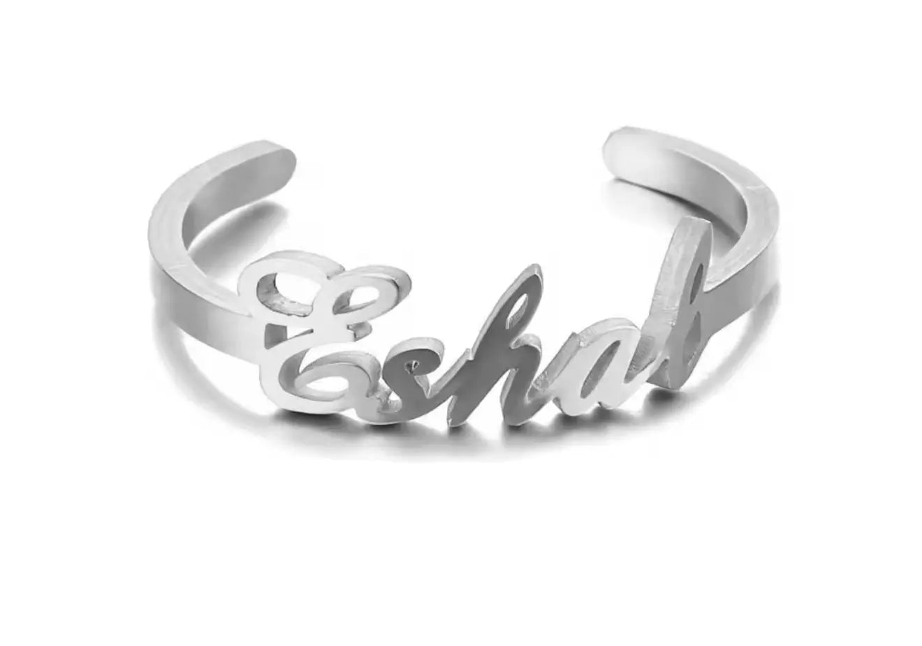 Stainless Steel Custom Name Cuff Bracelet 💛 | Personalized Jewelry Gift ✨ B.eaded E.verything by "The Croc Doc" 💕🐊