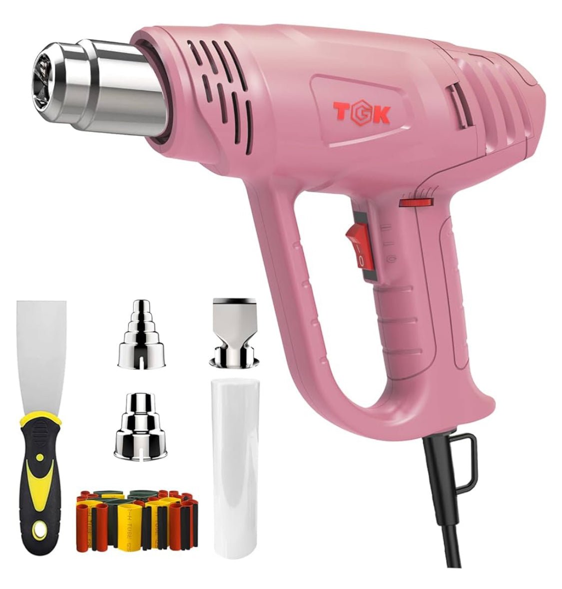 "THE PYNK” 🩷 🔥 Power Blast Heat Gun 1800W 💪✨ - ✨ B.eaded E.verything by "The Croc Doc" 💕🐊