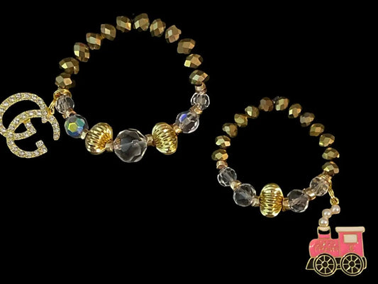 Just Like Mommy: Beaded Bracelets for You and Your Little One 💕🐊 - ✨ B.eaded E.verything by "The Croc Doc" 💕🐊